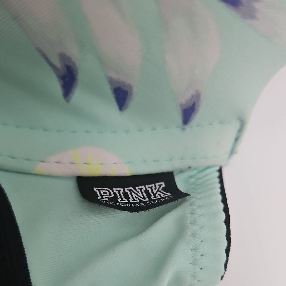 Victoria's Secret Mint Floral Bra with Black Straps Wear Everywhere T-shirt - Picture 5 of 11